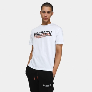 Hoodrich OG Splatter T-shirt White / Black - Flame