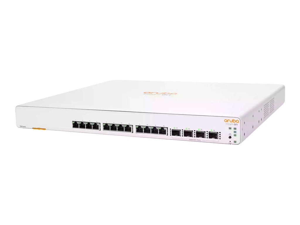 HPE Networking Instant On 1960 12XGT 4SFP  Switch - Switch - L2  - smart - 12 x 100/1000/10000   4 x 10 Gigabit SFP  - desktop, JL805A#B2E