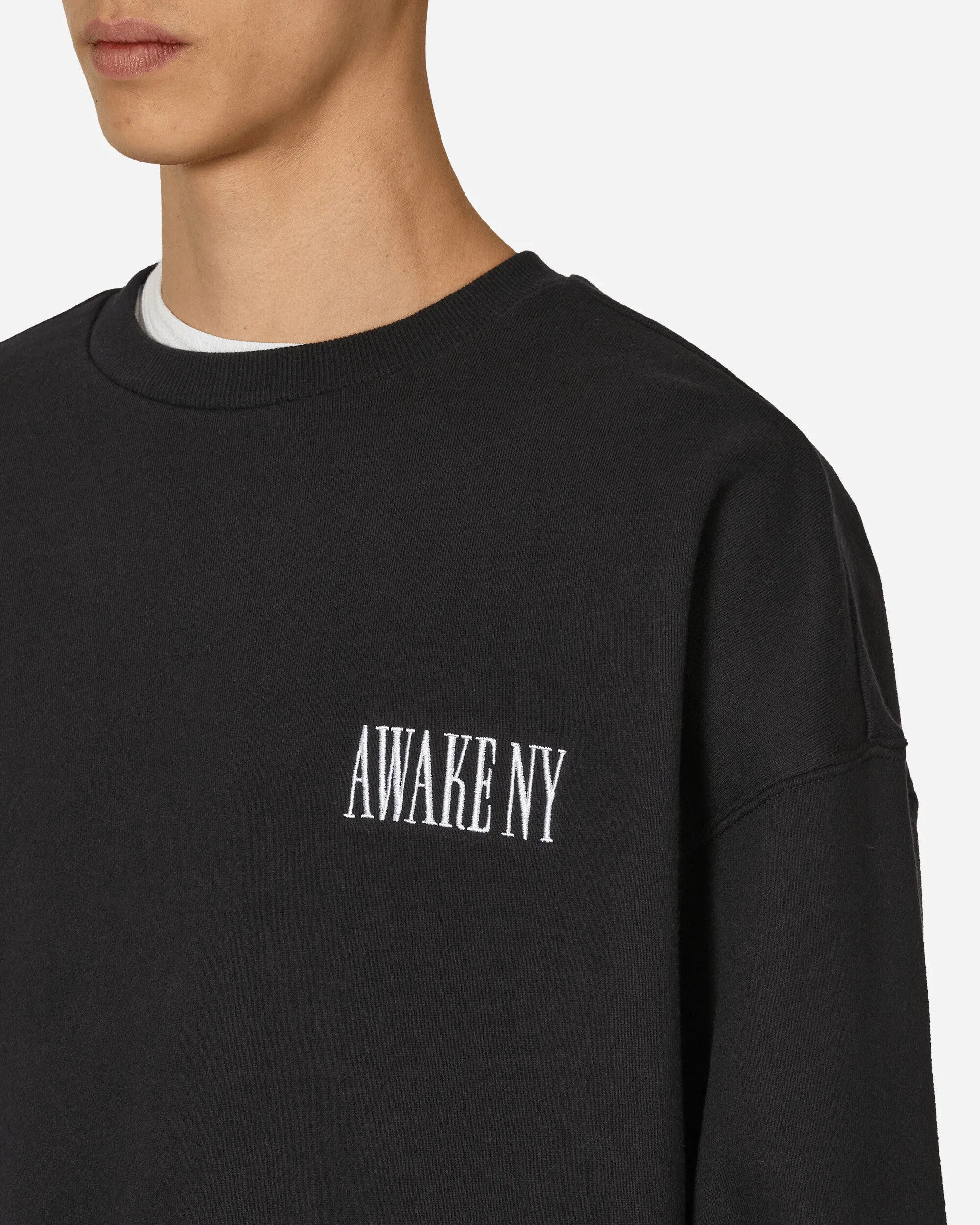 Logo Crewneck Sweatshirt Black