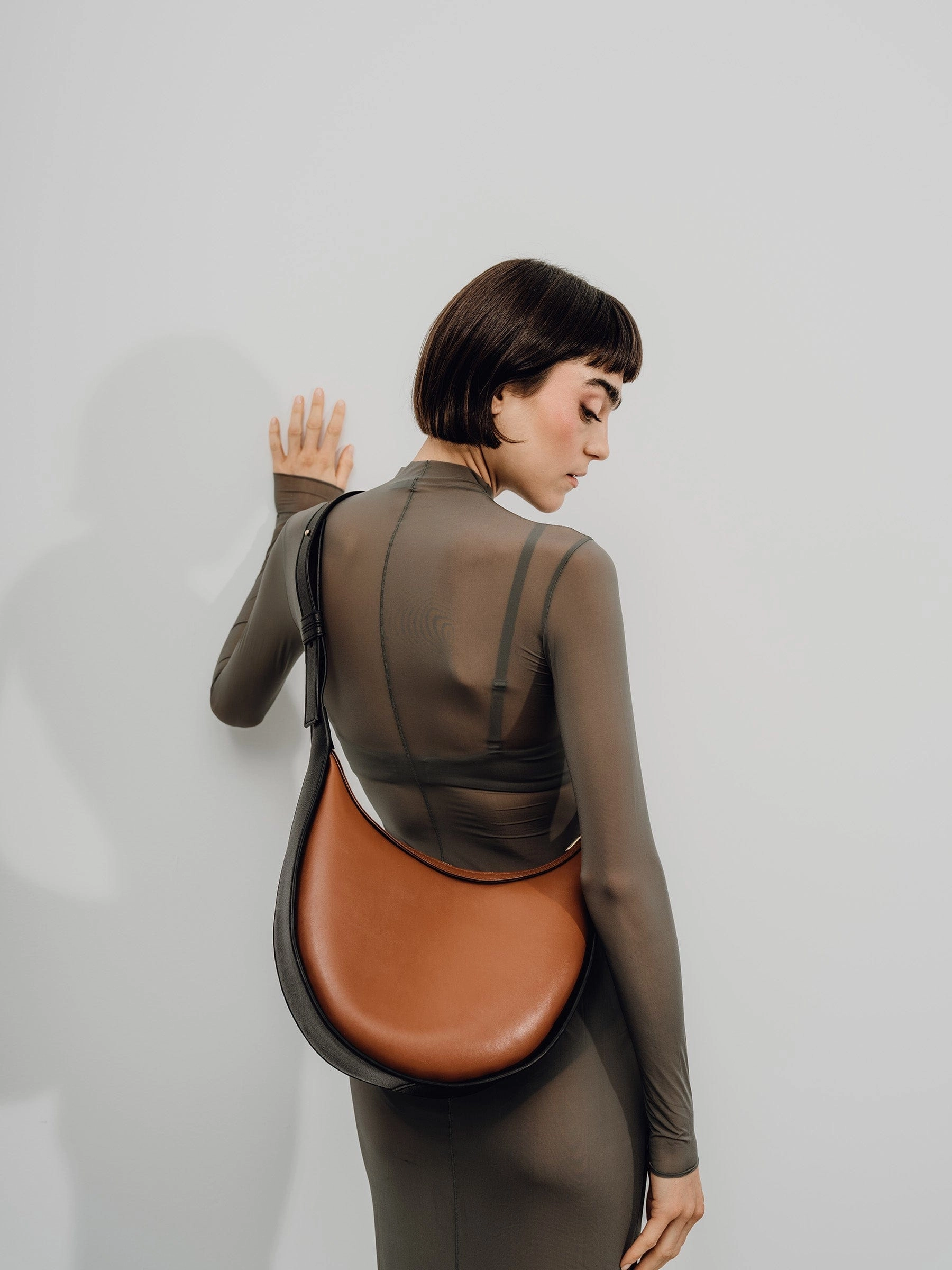 Loulou MIRUM® Leather Vegan Bag | Cognac