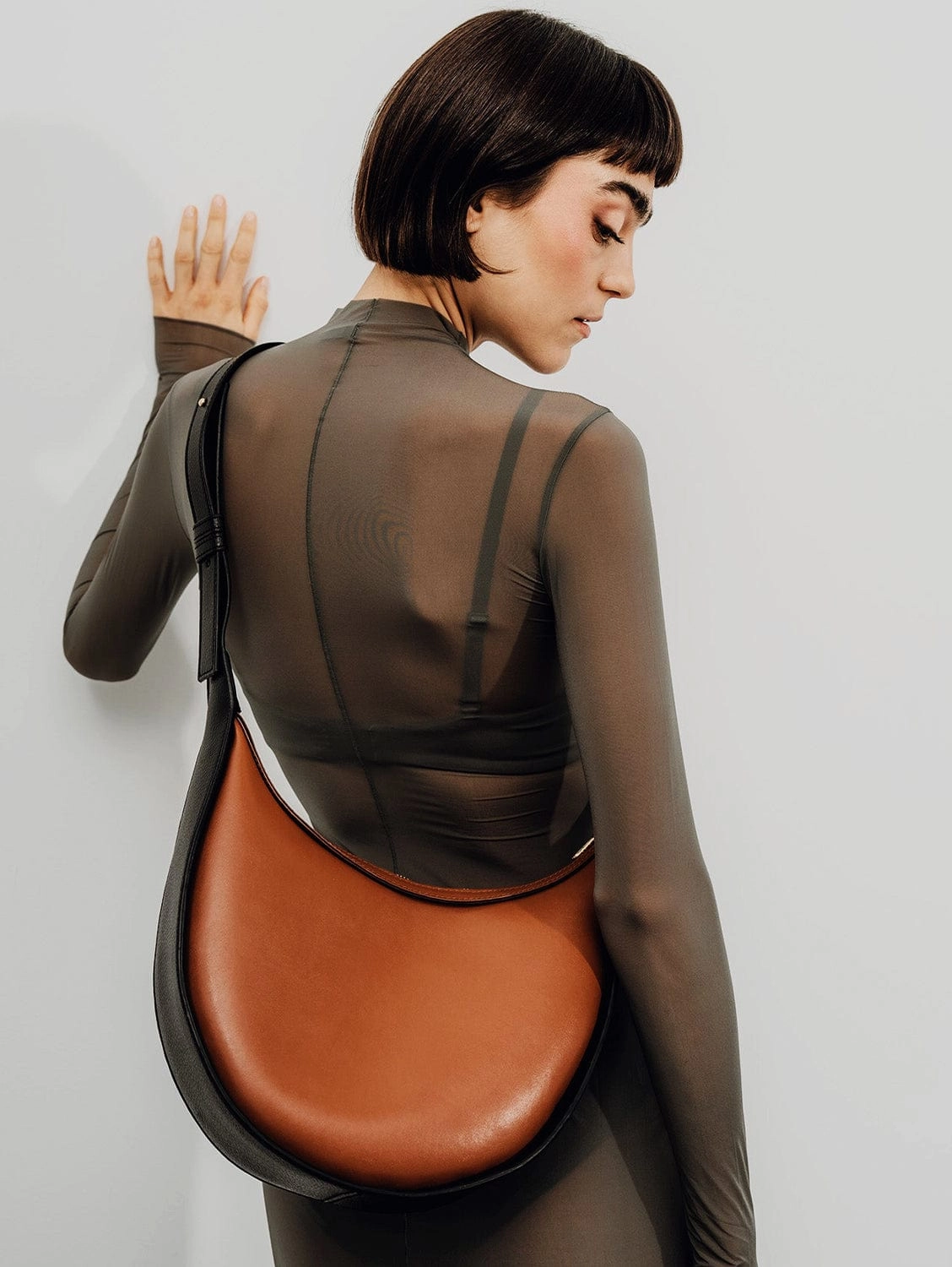 Loulou MIRUM® Leather Vegan Bag | Cognac