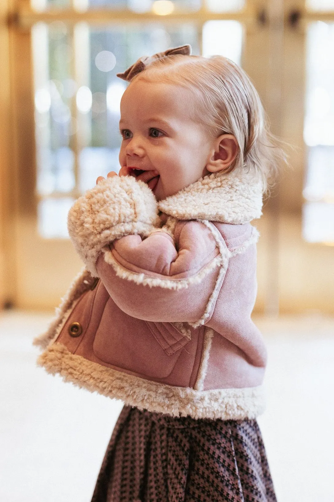 Mini Blush Coat in Pink - FINAL SALE