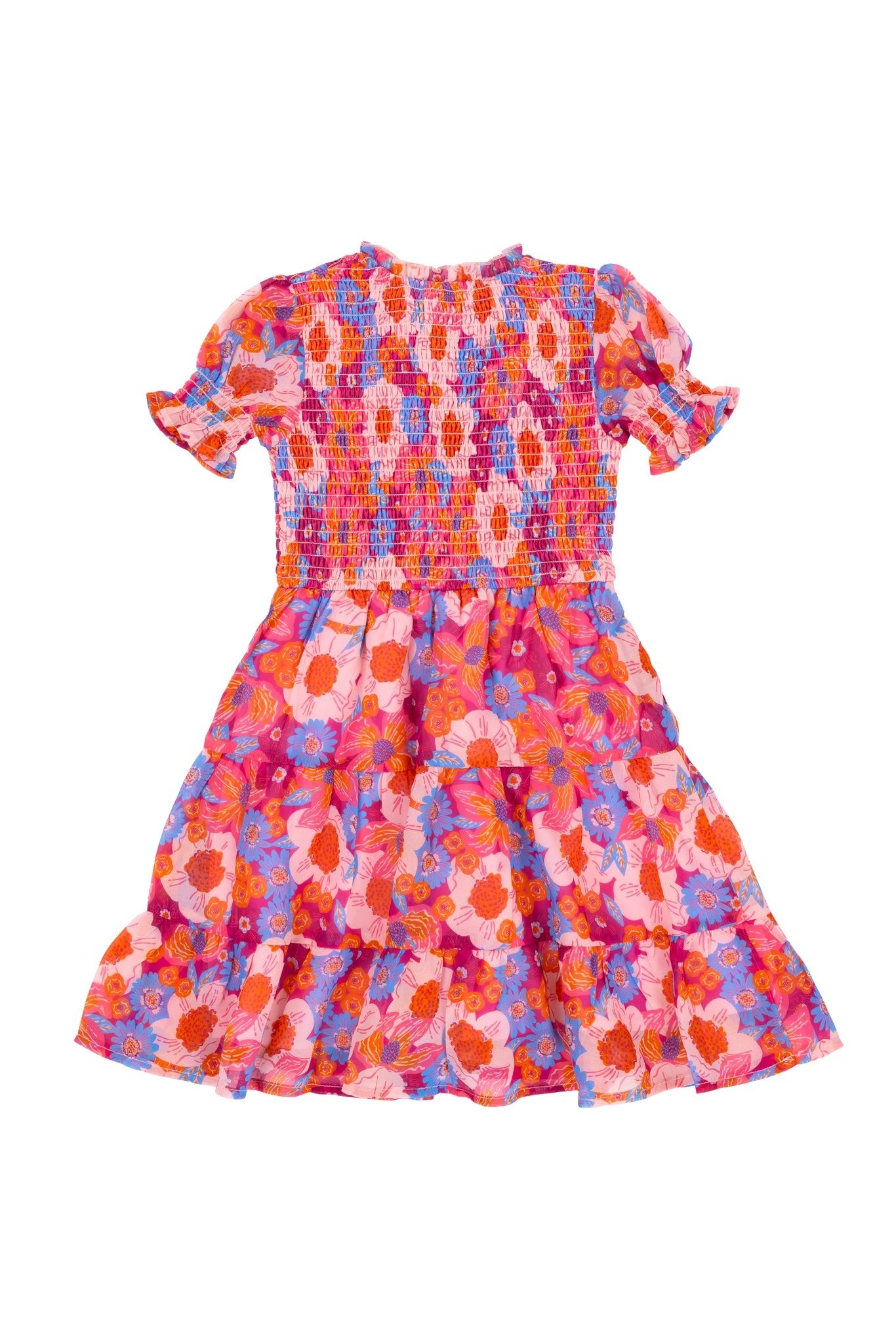 Mini Cordelia Dress in Pink Floral