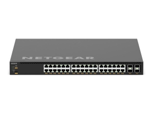 NETGEAR AV Line M4350-36X4V - Switch - L3 - managed - 36 x 100/1000/2.5G/5G/10GBase-T (PoE  )   4 x 1/10/25 Gigabit SFP28 - front XSM4340CV-100NES