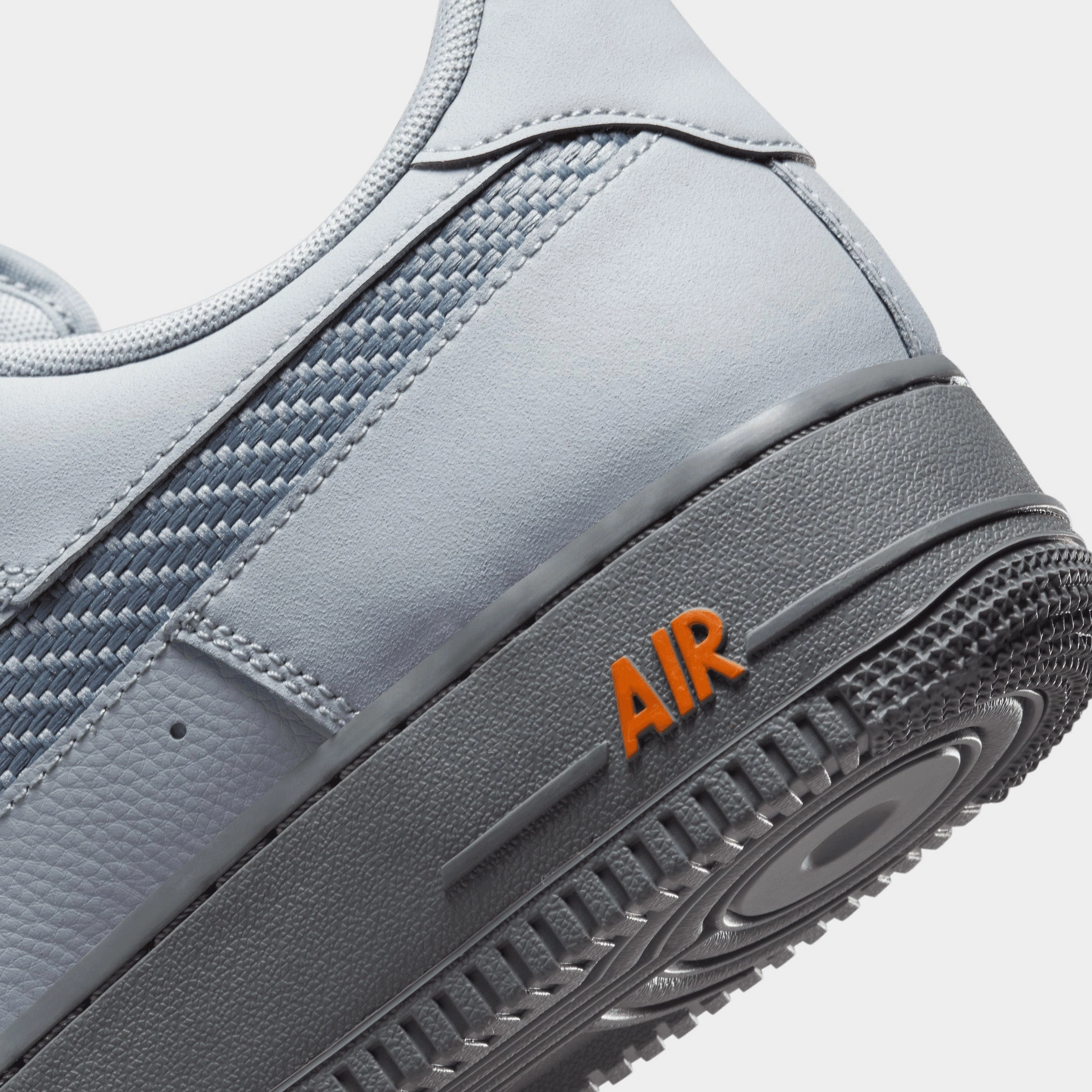 Nike Air Force 1 '07 LV8 J22 Wolf Grey / White - Kumquat