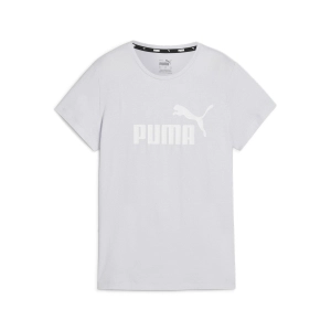 PUMA WOMEN'S ESSENTIALS LOGO SILVER TEE