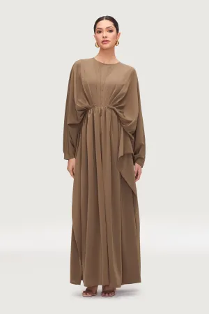 Rawiyah Pleated Kaftan - Olive