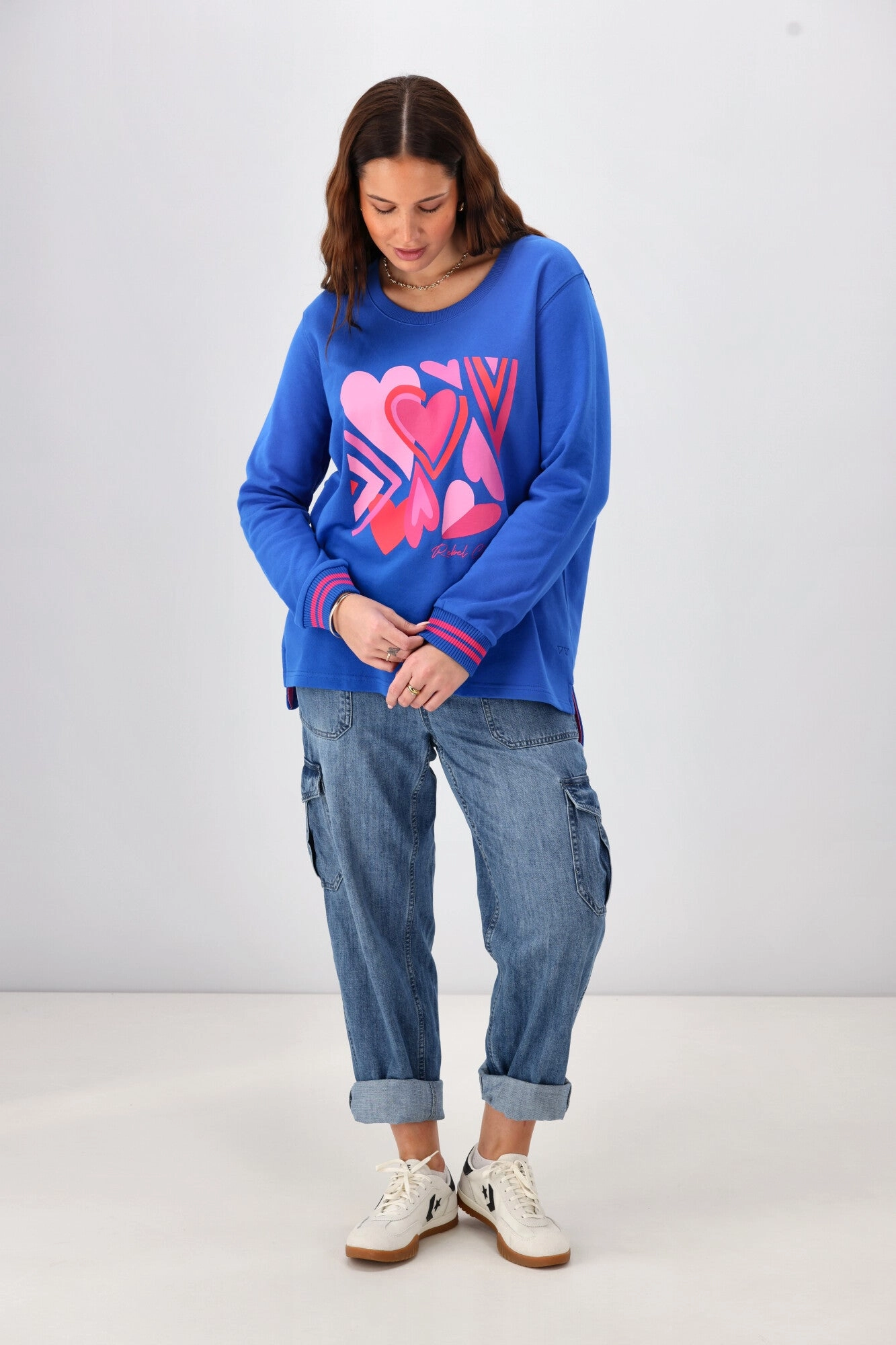Rebel Club Stacked Heart Crew Blue Pre-Order Due Late May