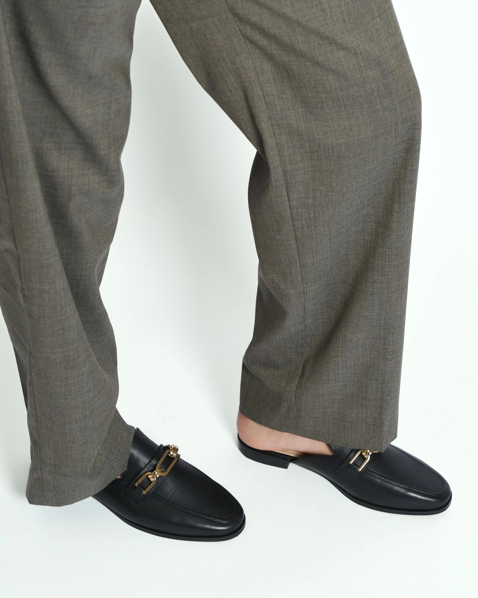 REIGN LOAFERS BLACK LEATHER