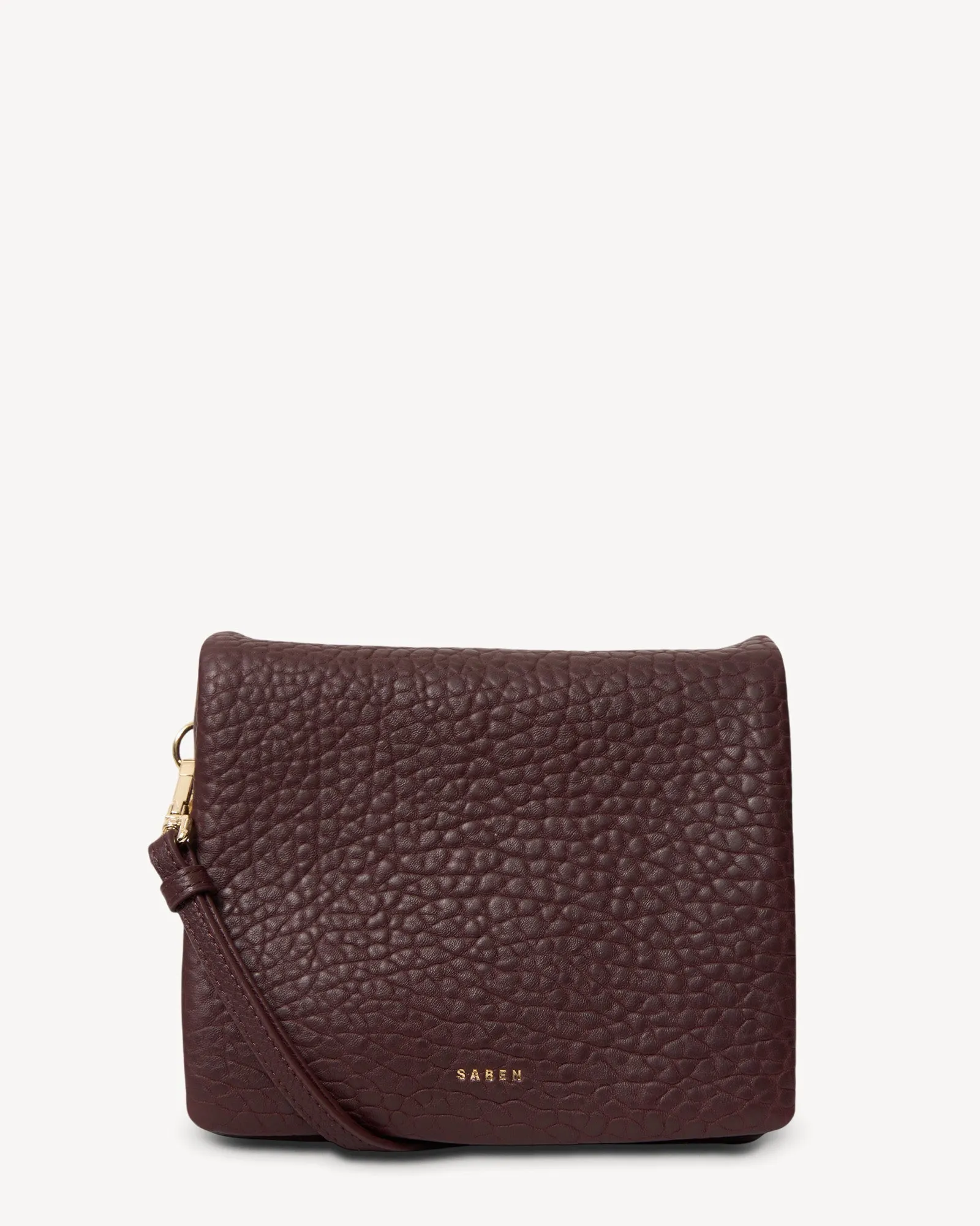 Saben Fox Crossbody Bag Merlot Bubble