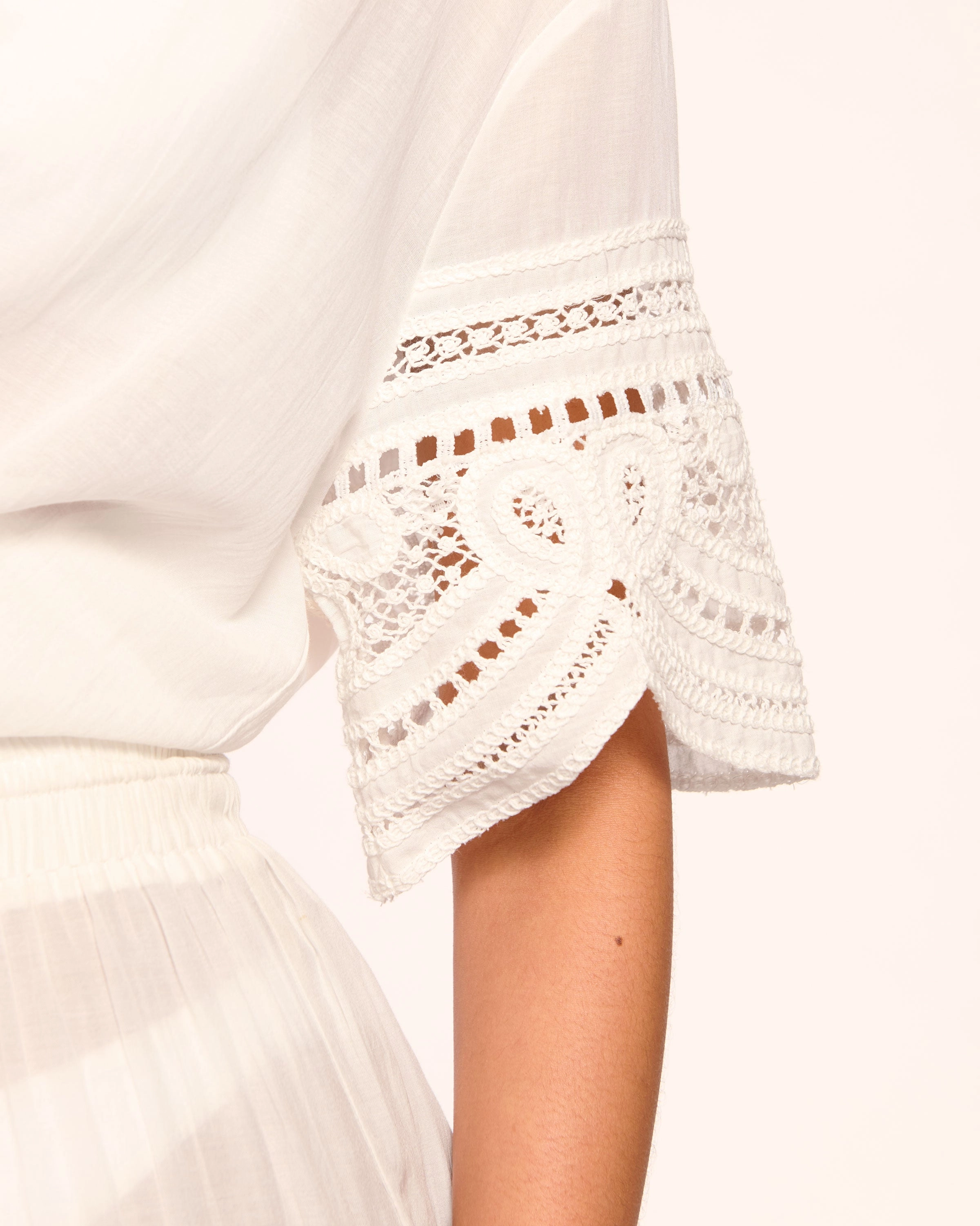 Shamaya Short Sleeve Coverup Top