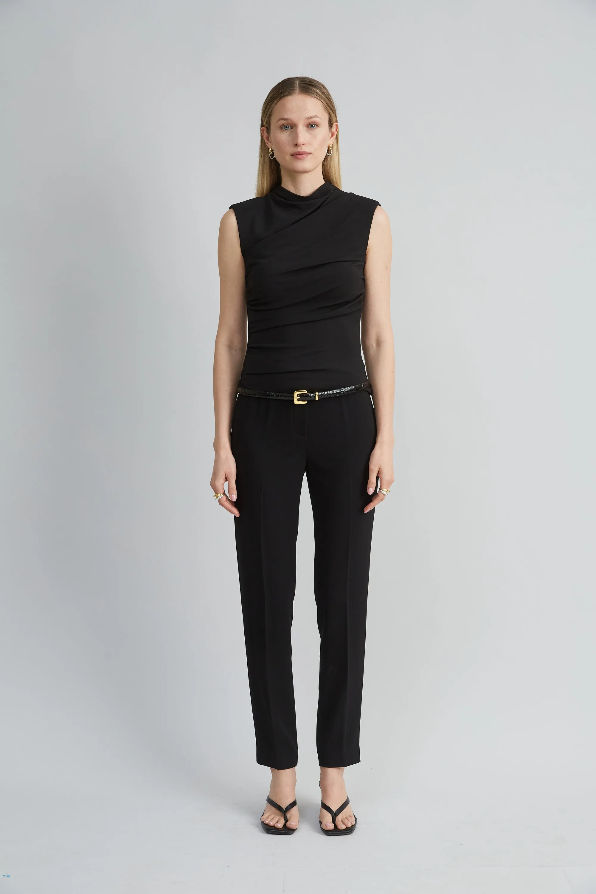 Slim Crepe Inseam Pant