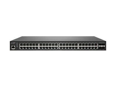SonicWall Switch SWS14-48FPOE - Switch - managed - 48 x 10/100/1000 (PoE )   4 x 10 Gigabit SFP  - rack-mountable - PoE  (740 02-SSC-4874