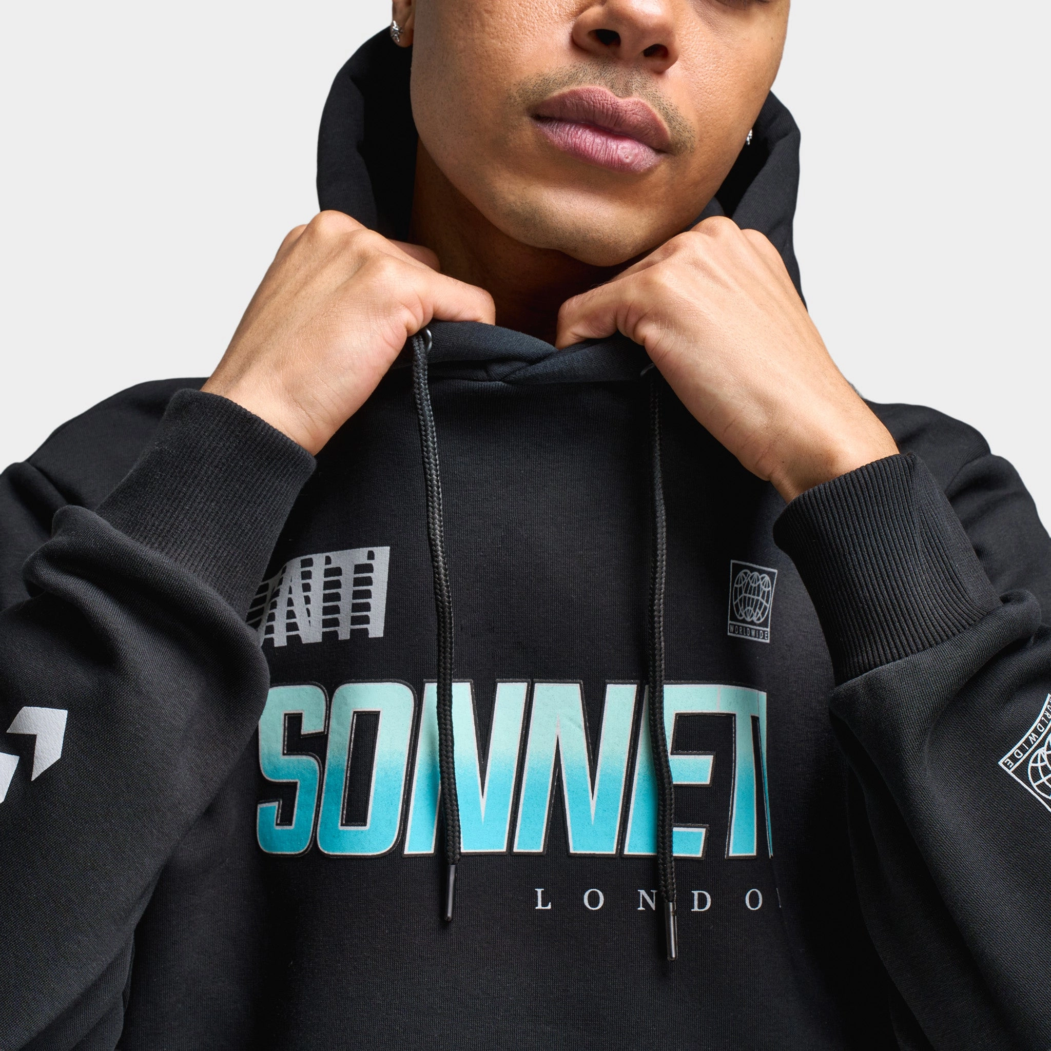 Sonneti Logan Pullover Hoodie / Black