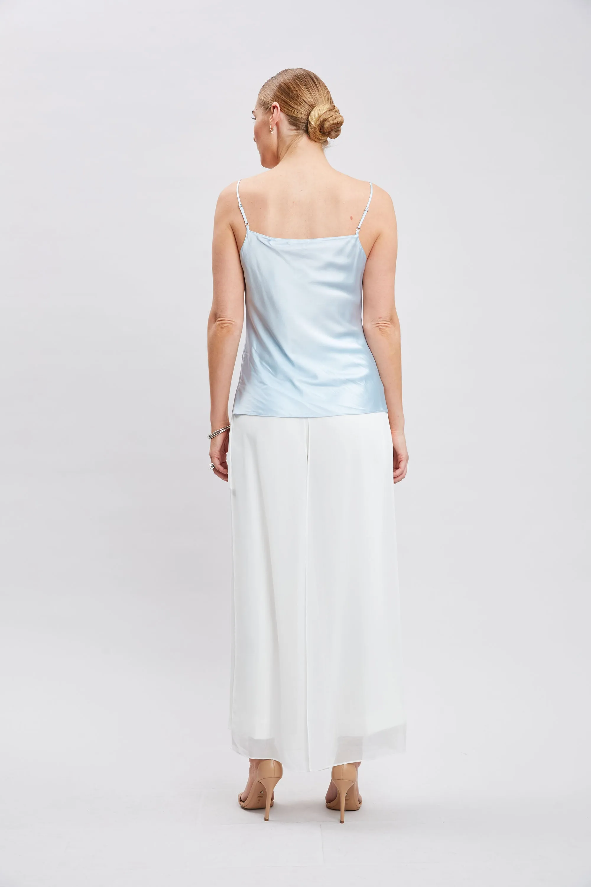 Stretch Silk Satin Cami