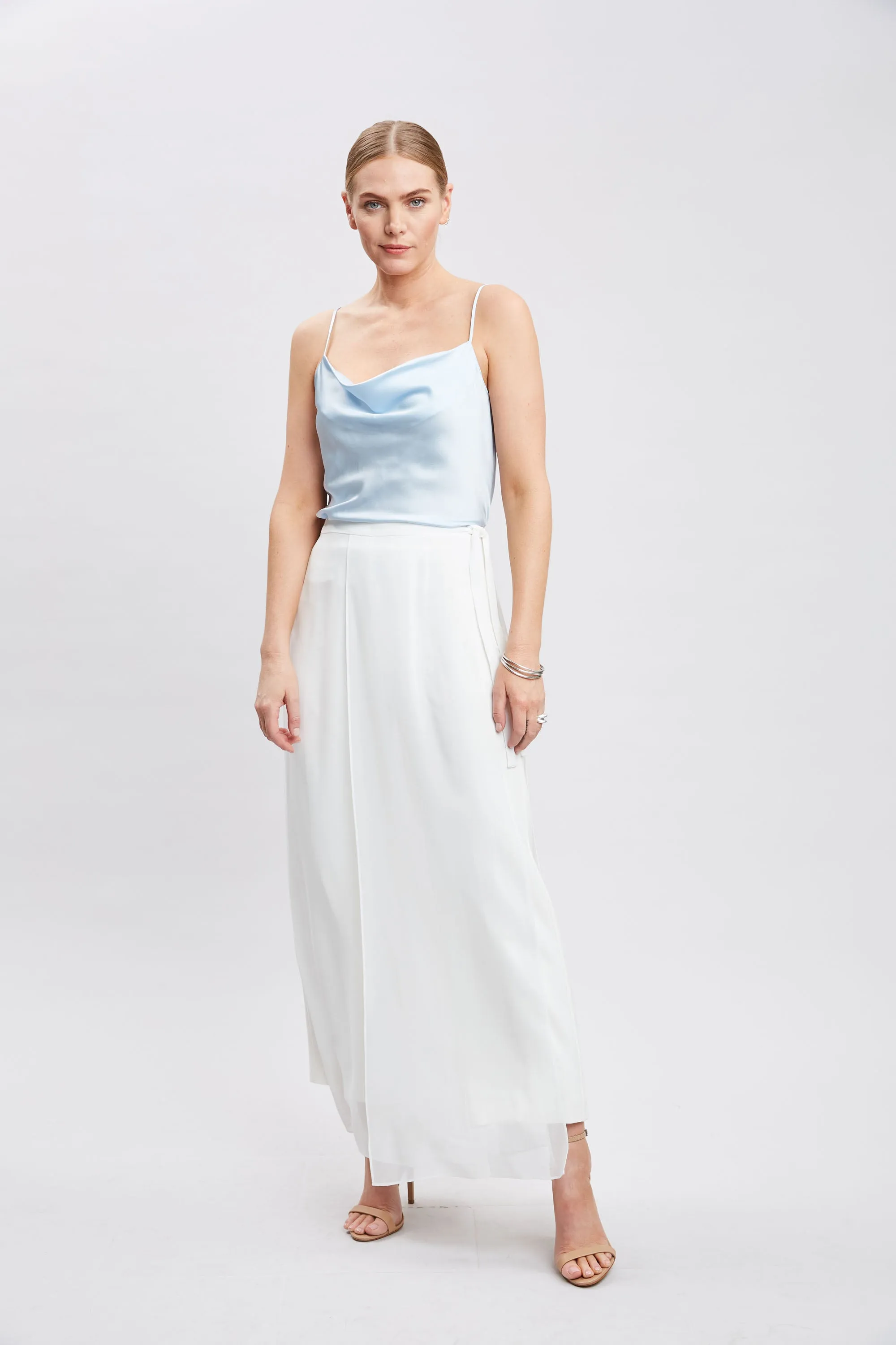 Stretch Silk Satin Cami