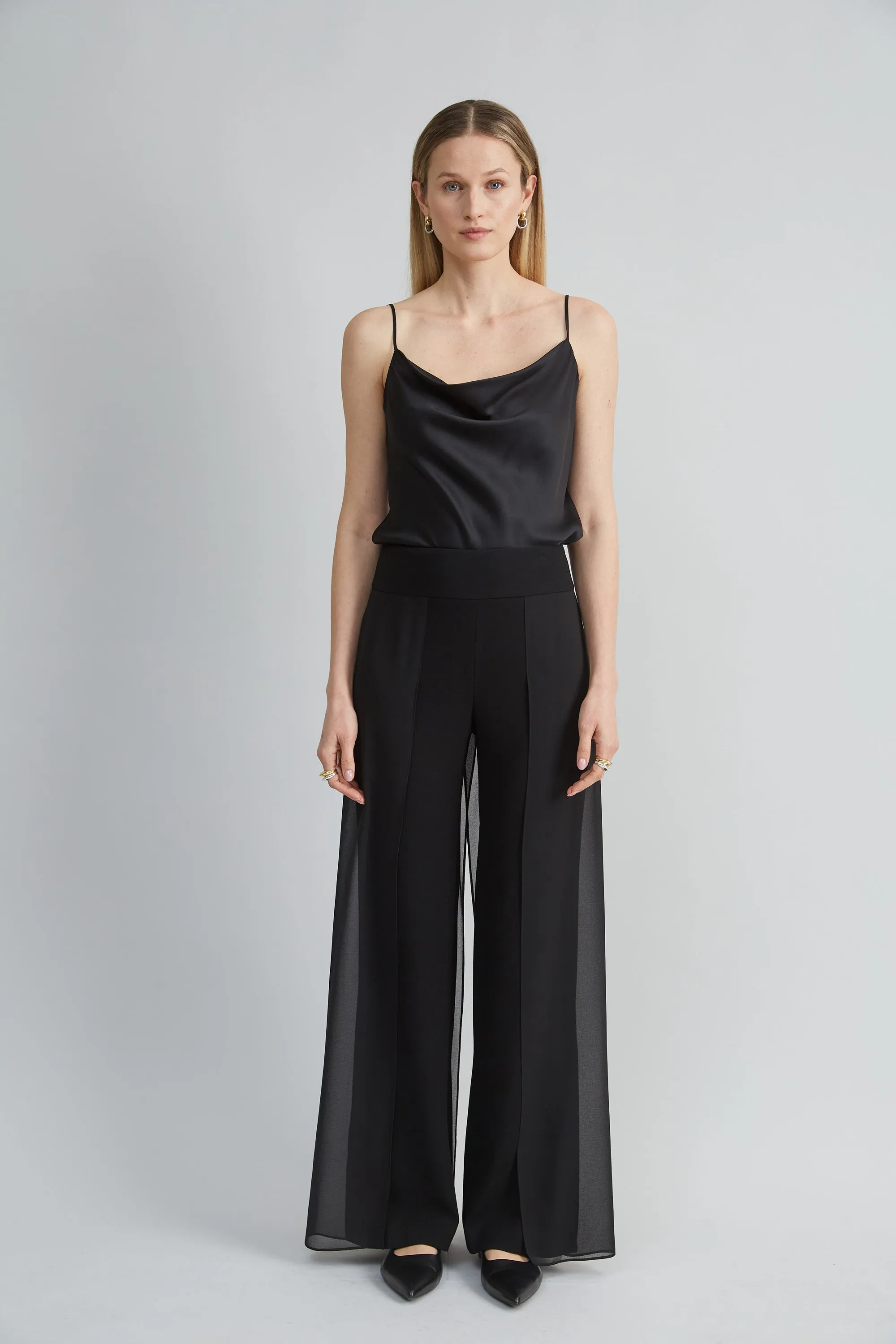 Stretch Silk Satin Cami