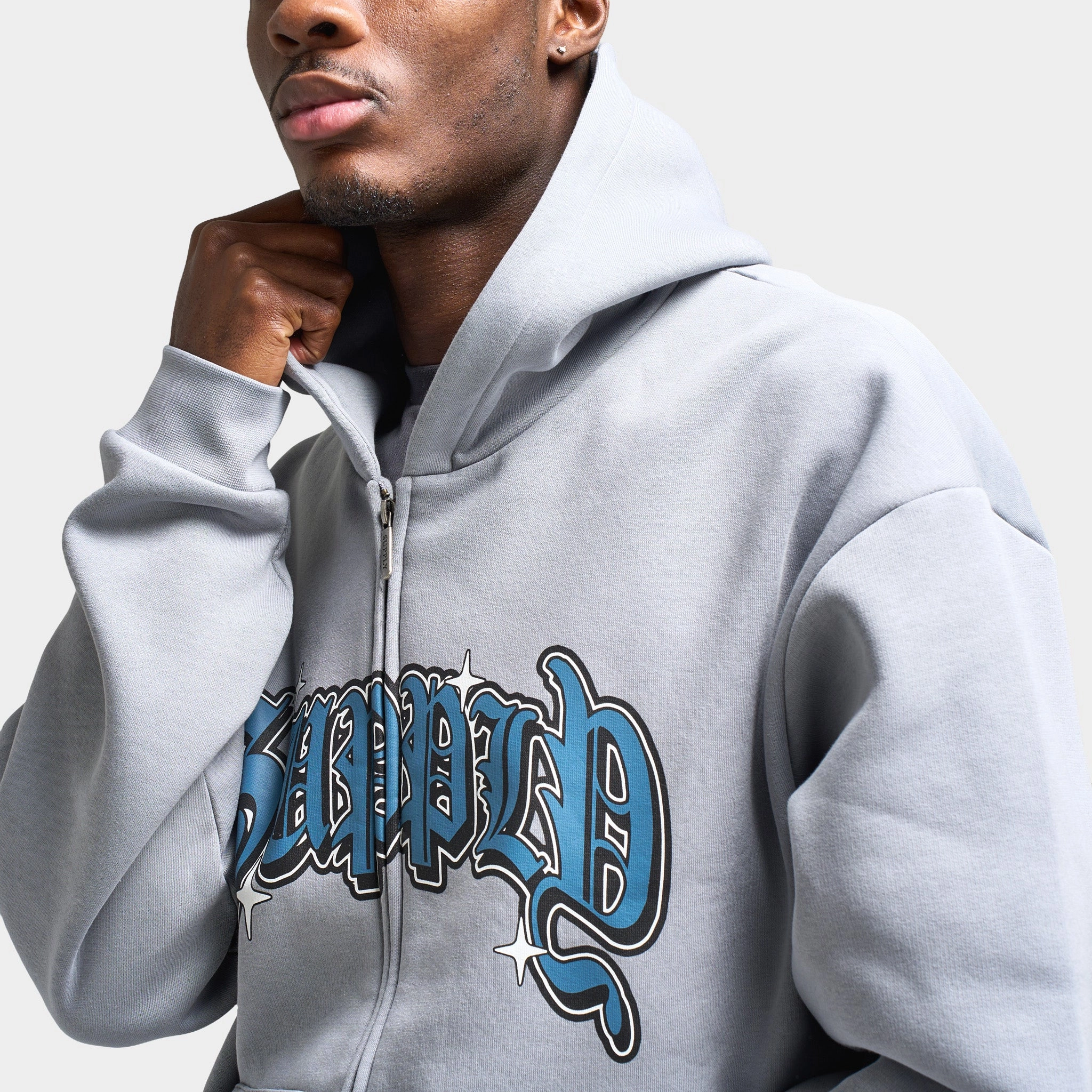 Supply & Demand Brandon Full Zip Hoodie / Grey