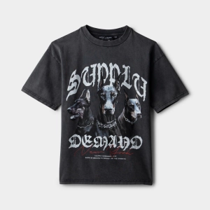 Supply & Demand Junior Boys' Brooker Tee / Washed Black
