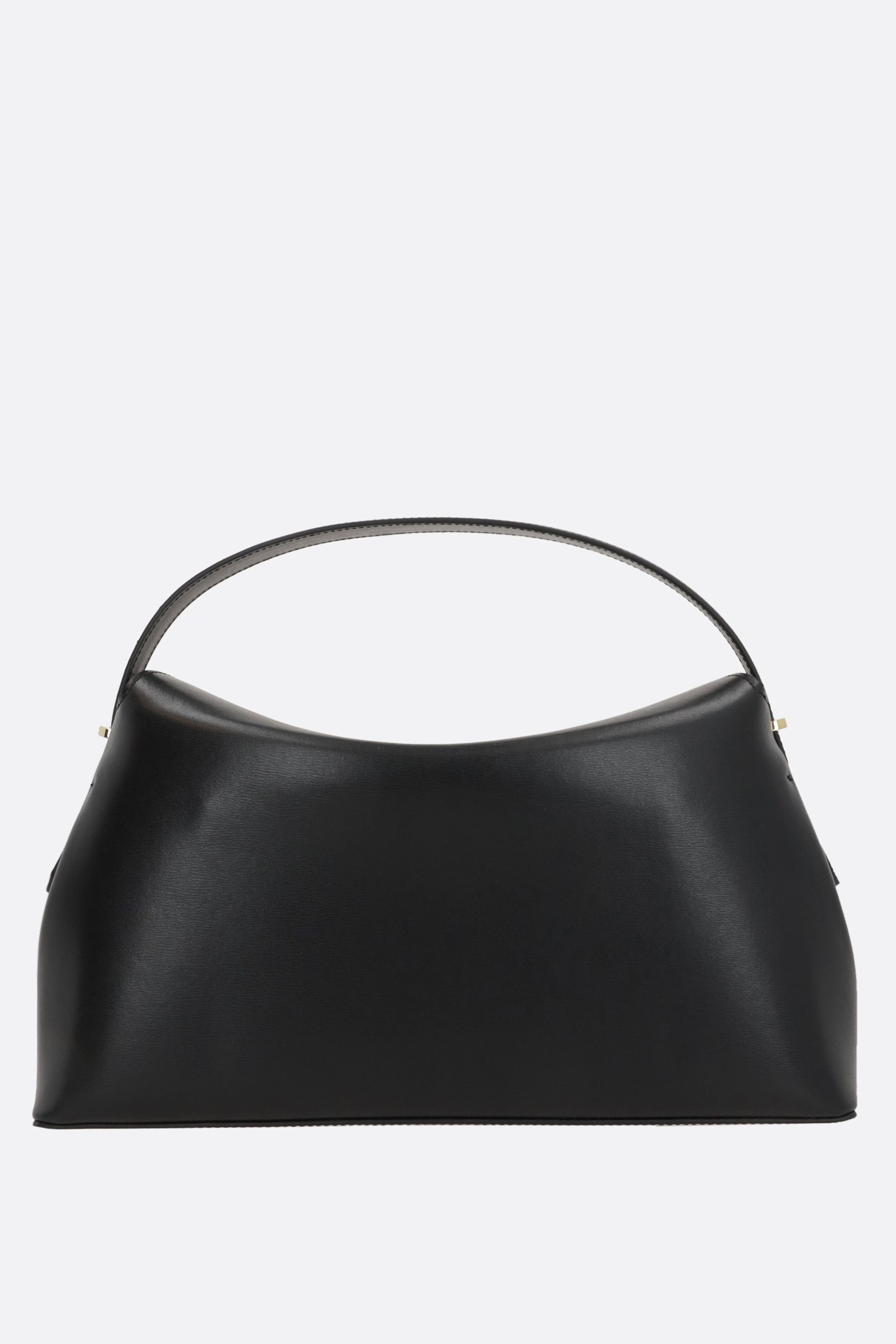T-Lock top handle bag in smooth leather