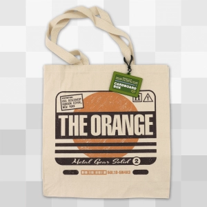 The Orange Cardboard Box Tote Bag