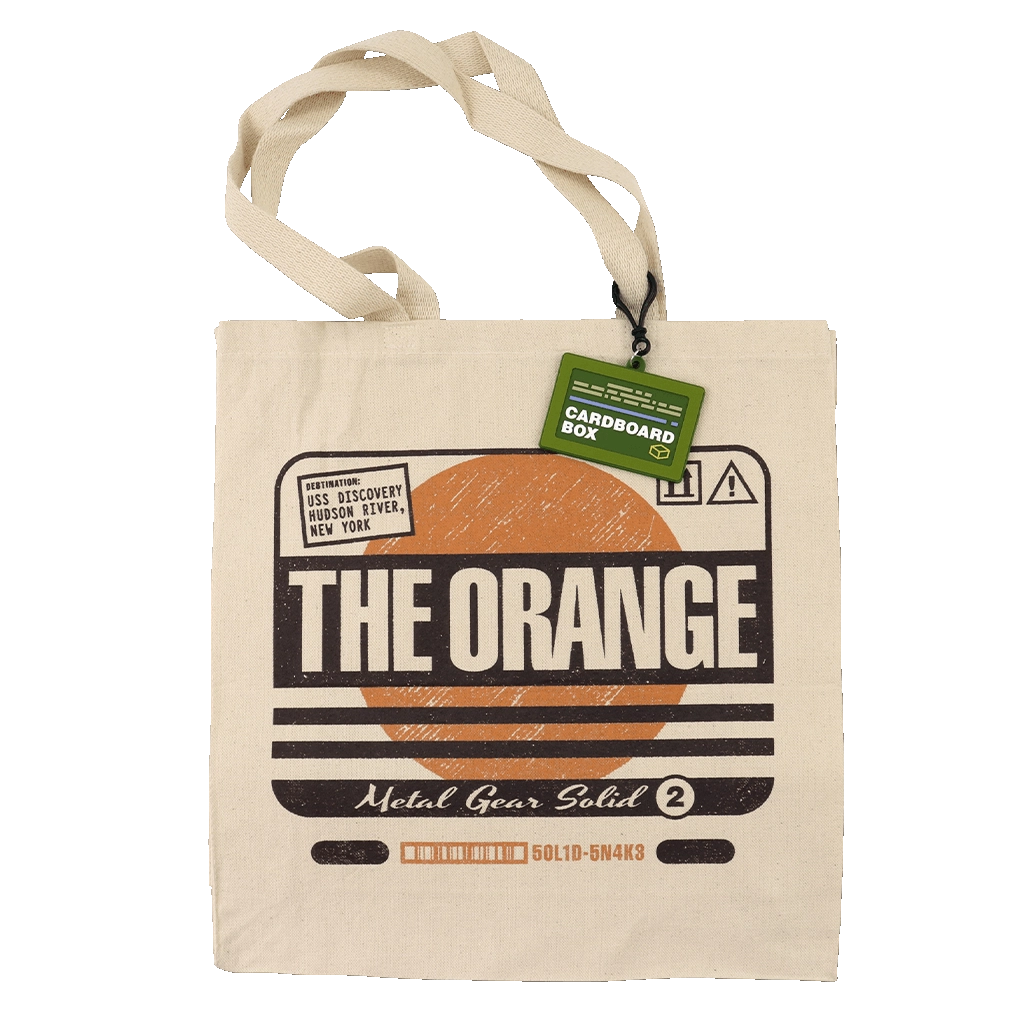 The Orange Cardboard Box Tote Bag