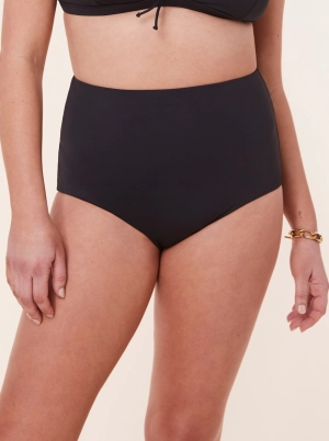The Super Highwaist Bottom - Eco Nylon - Black