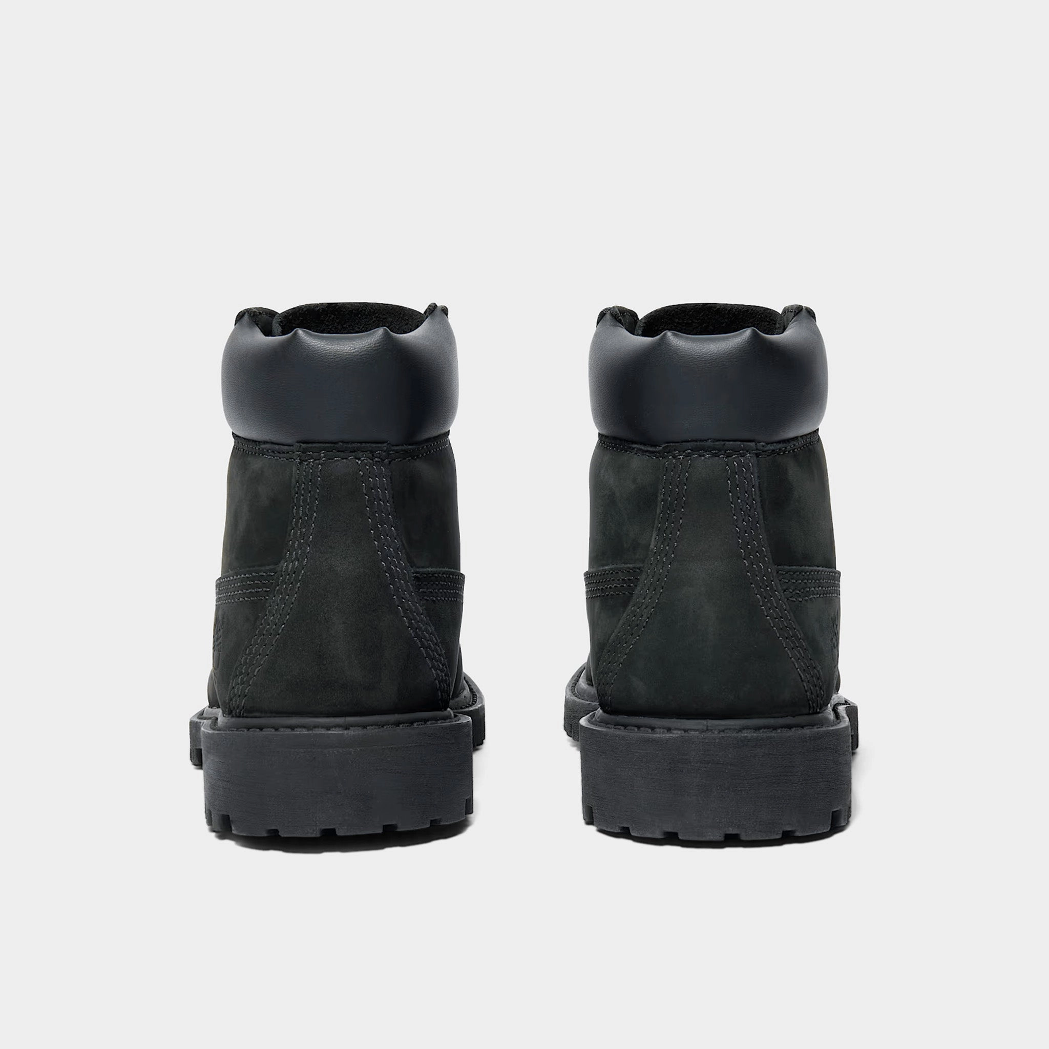 Timberland Childrens' 6 Inch Waterproof Boots / Black Nubuck