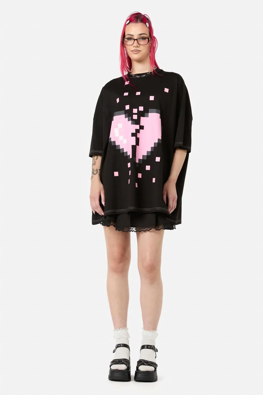 Two Of Hearts OS Tee
