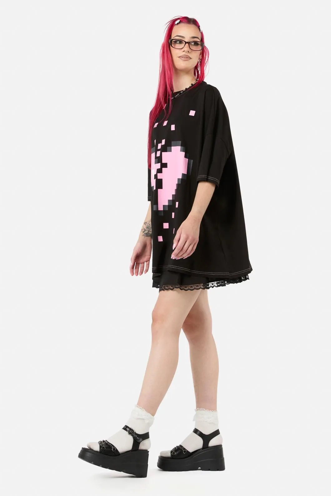 Two Of Hearts OS Tee