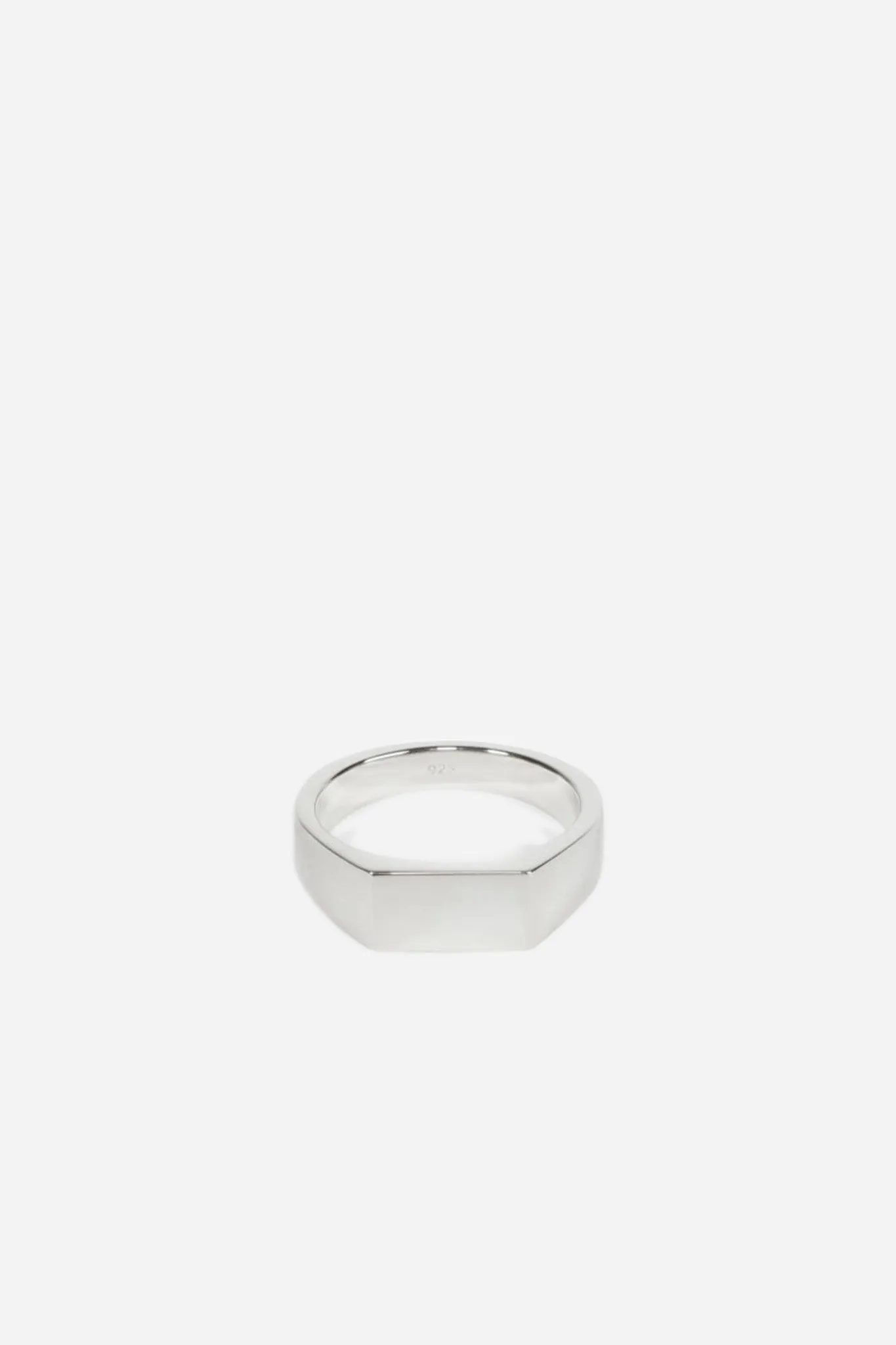 Type 003 Rectangle Signet Ring 925 Sterling Silver