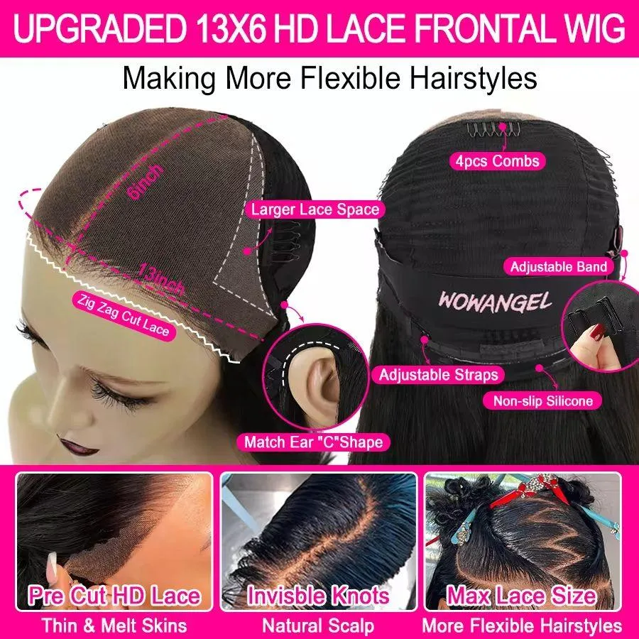 Upgrade Pre Everything 13X6 Lace Front Wigs Body Wave Wear & Go Pre Max Wig