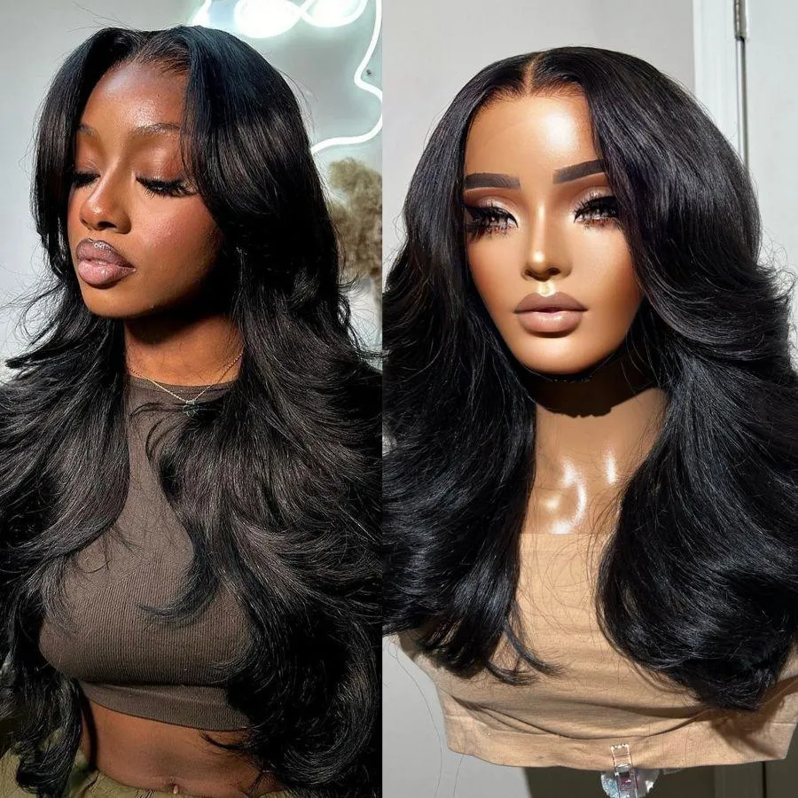 Upgrade Pre Everything 13X6 Lace Front Wigs Body Wave Wear & Go Pre Max Wig