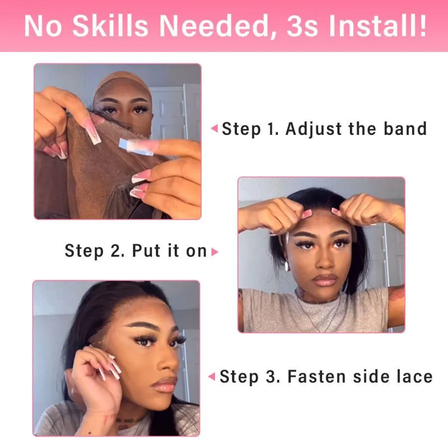 Upgrade Pre Everything 13X6 Lace Front Wigs Body Wave Wear & Go Pre Max Wig