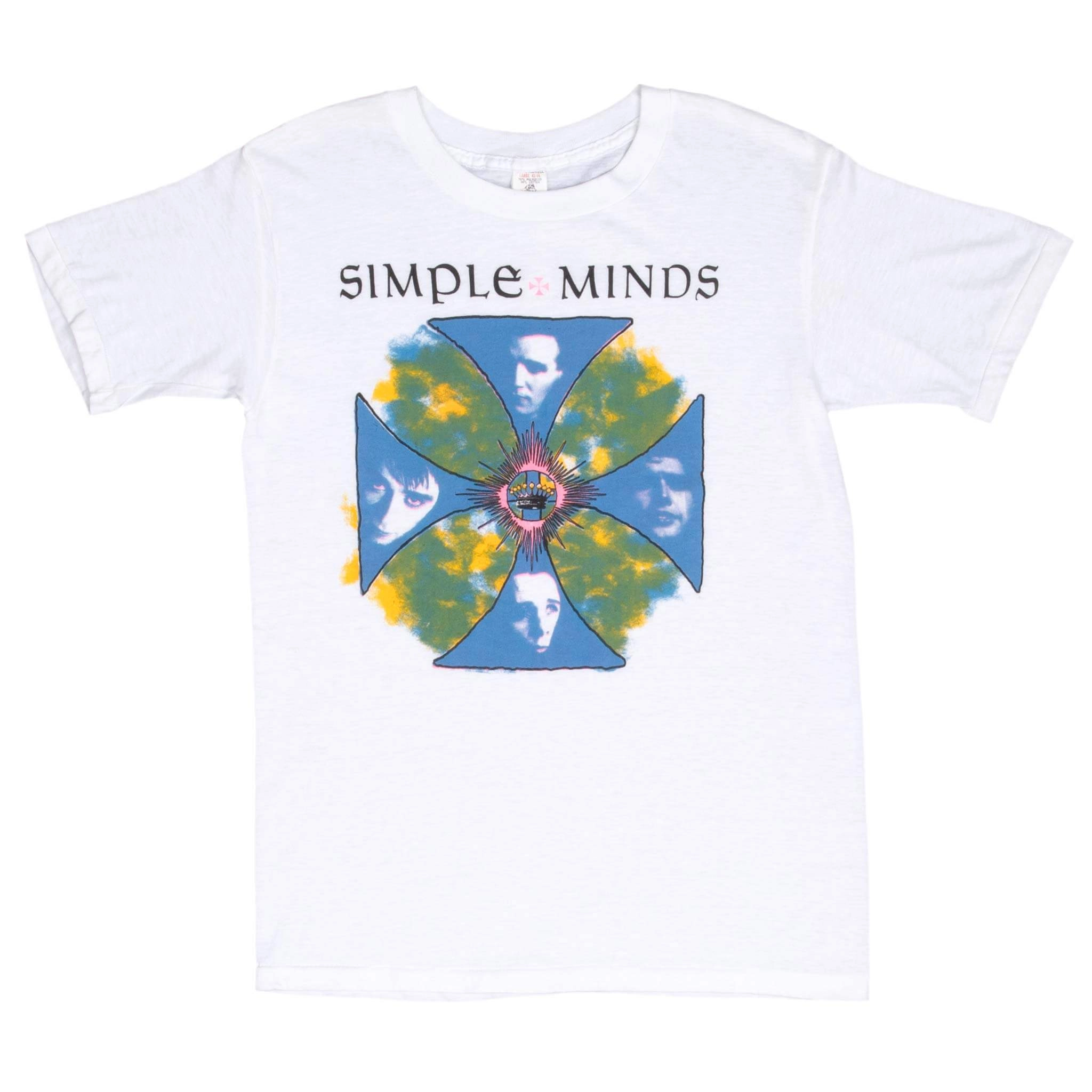 VINTAGE SIMPLE MINDS 1980S TEE SHIRT SIZE SMALL MADE IN USA