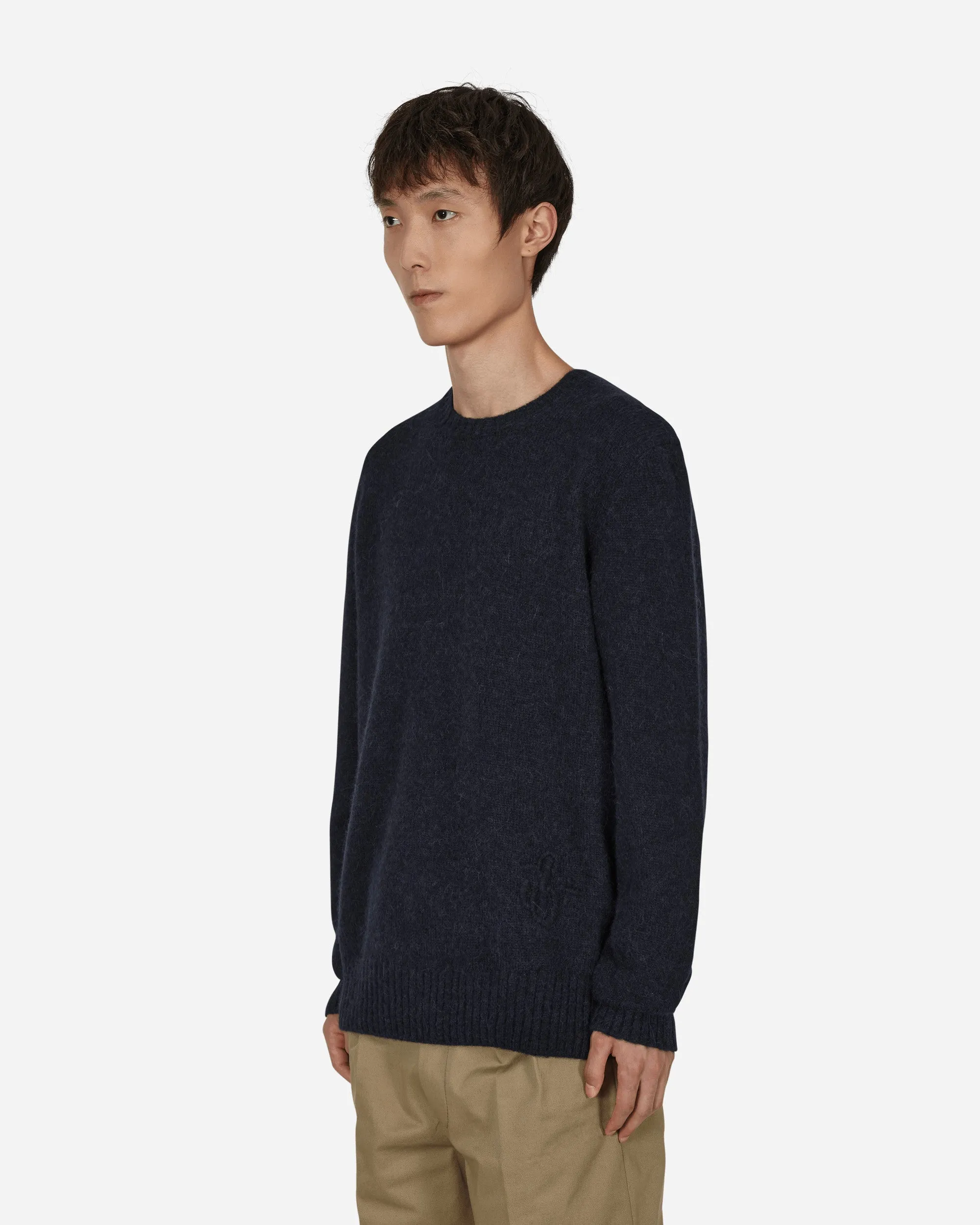 Wool Crewneck Sweater Blue