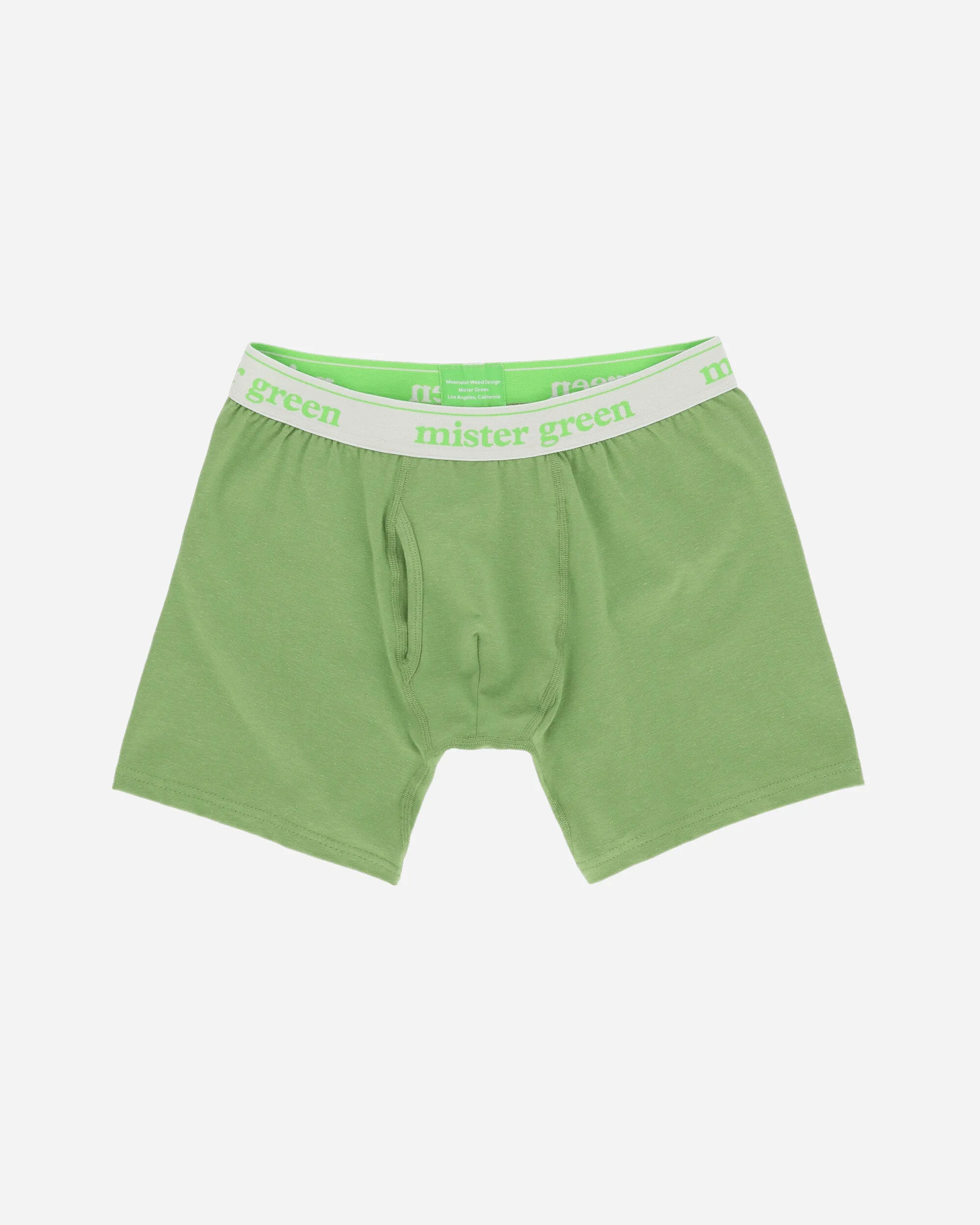 Wordmark Hemp Boxers Chlorophyll / Navy