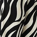 Zebra Print Wide Leg Relaxed Trousers